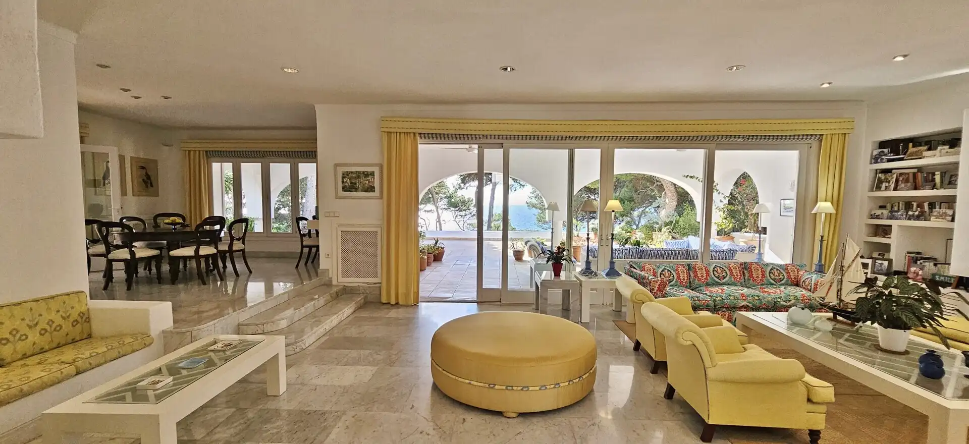 Sala d'estar de Casa o xalet en venda en Santanyí amb Jardí privat, Terrassa i Piscina