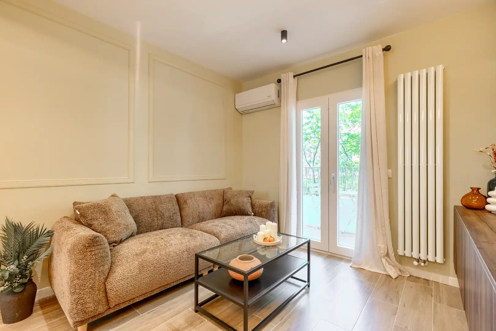 Sala de estar de Piso en venta en  Madrid Capital con Aire acondicionado, Calefacción y Terraza