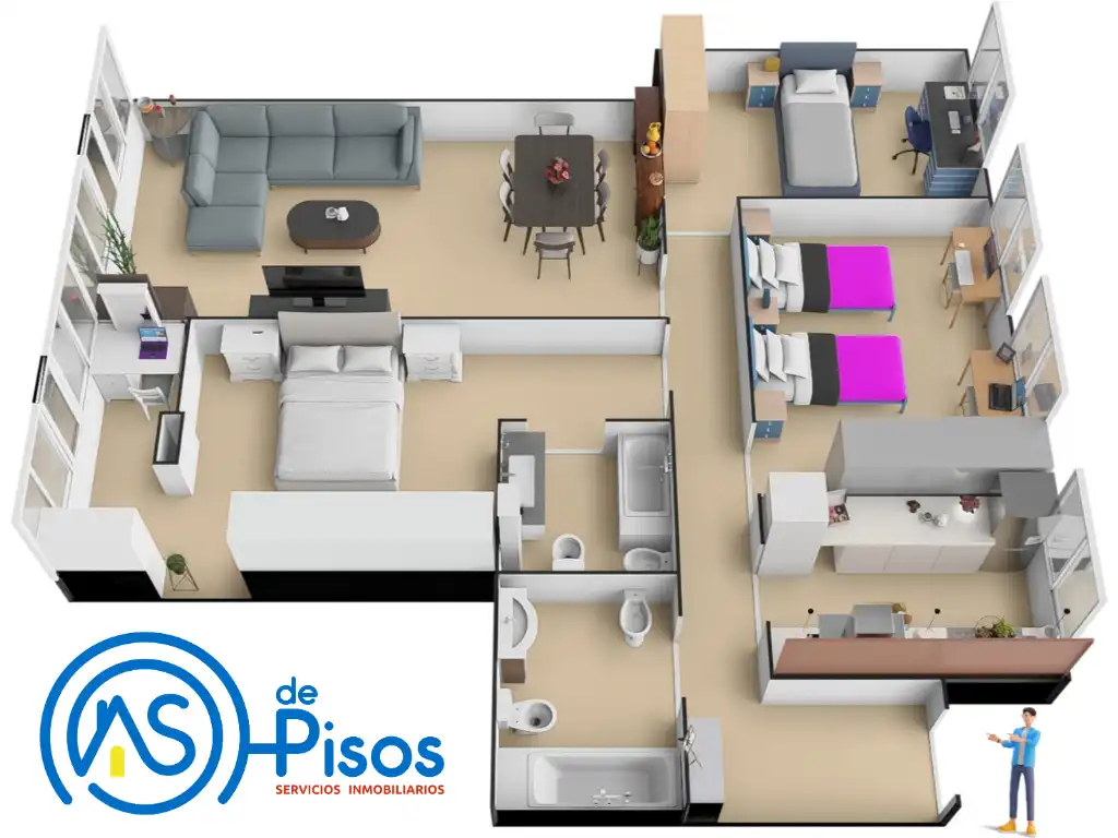 Piso en venta en Zaragoza con Calefacción, Parquet y Horno