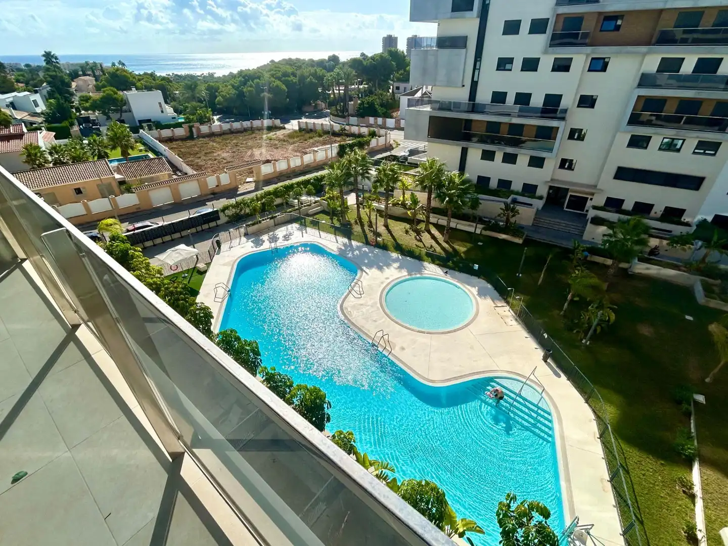 Piscina de Apartament en venda en Orihuela amb Aire condicionat, Jardí privat i Terrassa