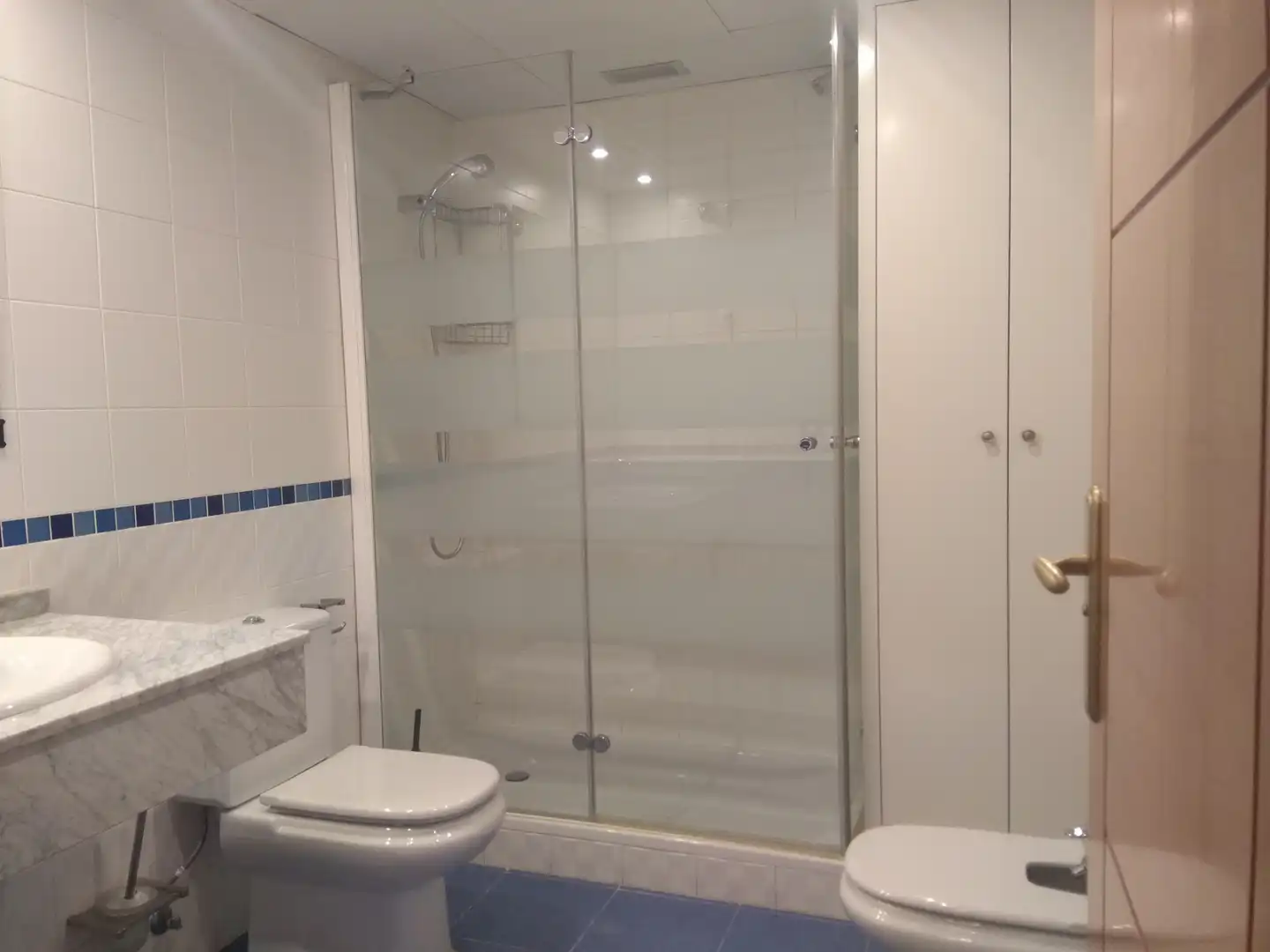 Bathroom of Houses for sale in Zaragoza  with Air Conditioner, Private garden and Parquet flooring