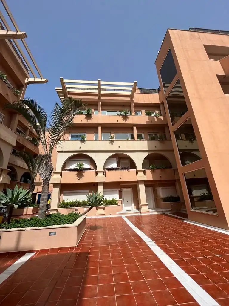 Exterior view of Flat for rent in Marbella  with Air Conditioner, Terrace and Swimming Pool