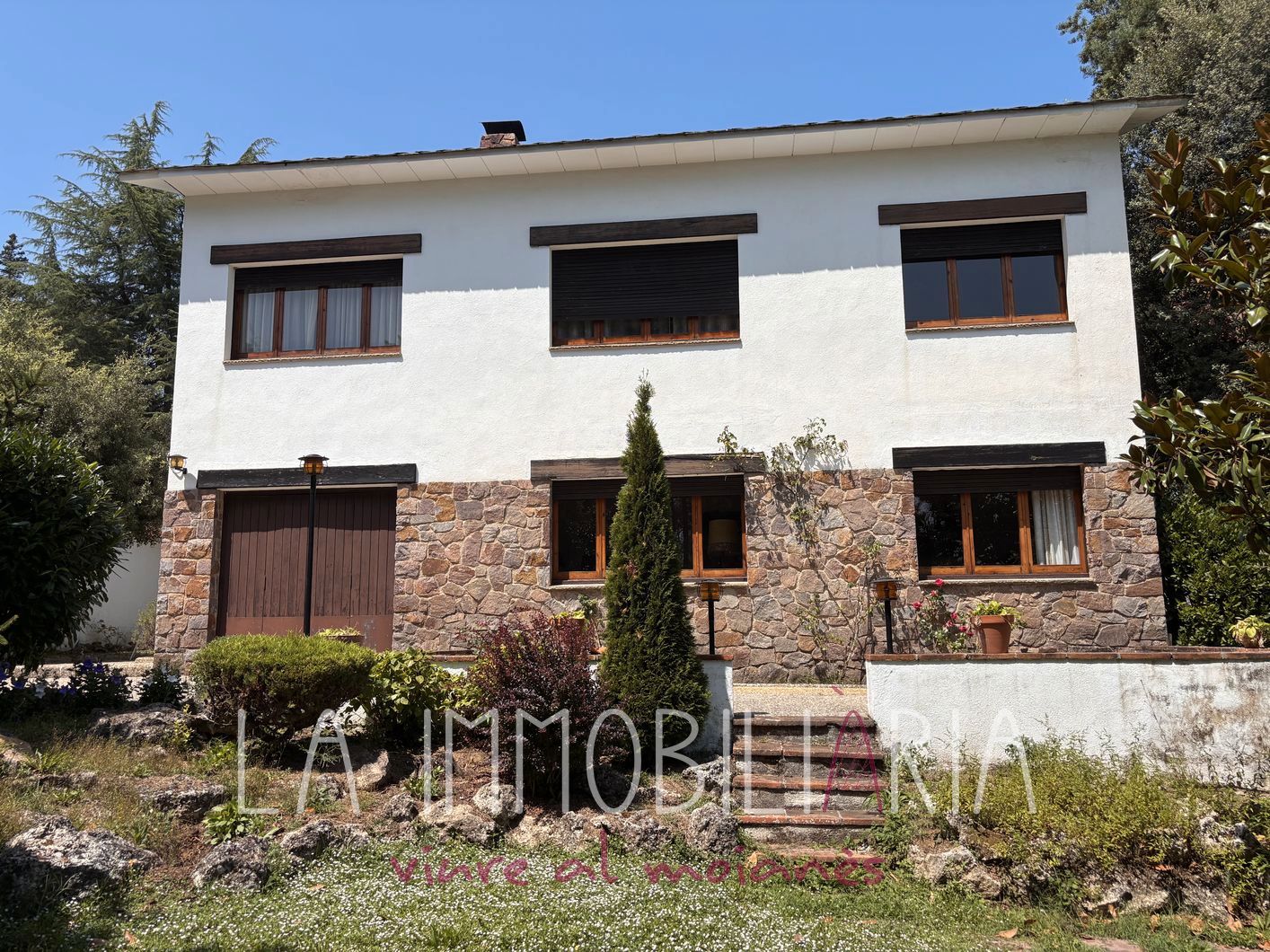 Exterior view of House or chalet for sale in Sant Quirze Safaja  with Heating and Private garden