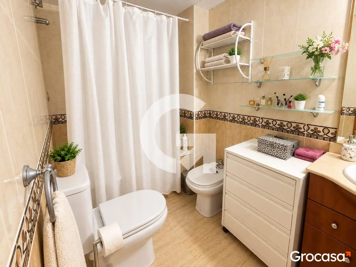 Bathroom of Attic for sale in El Vendrell  with Air Conditioner, Heating and Terrace