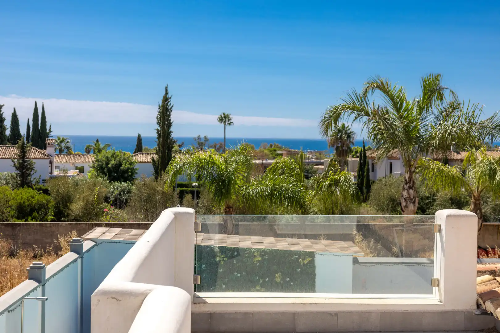 Terraza de Casa o chalet en venta en Marbella con Aire acondicionado, Calefacción y Jardín privado