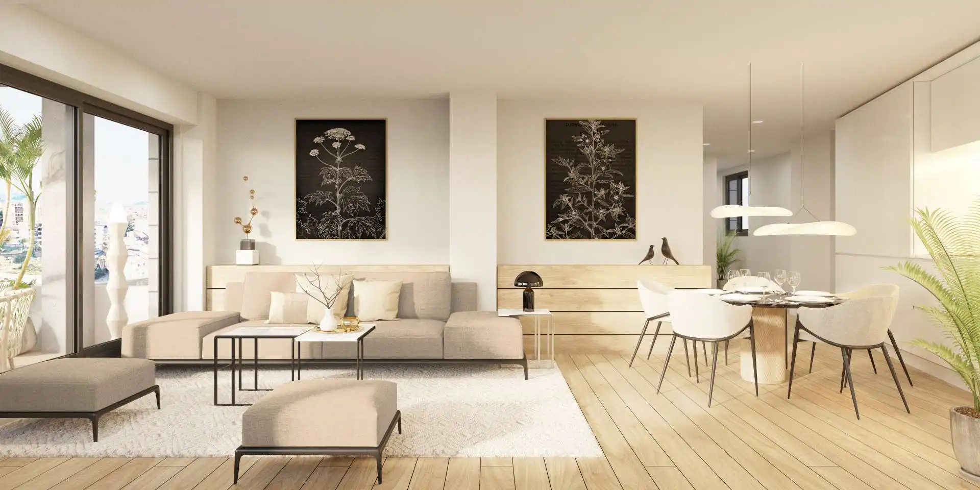 Sala d'estar de Apartament en venda en Marbella amb Aire condicionat, Calefacció i Terrassa