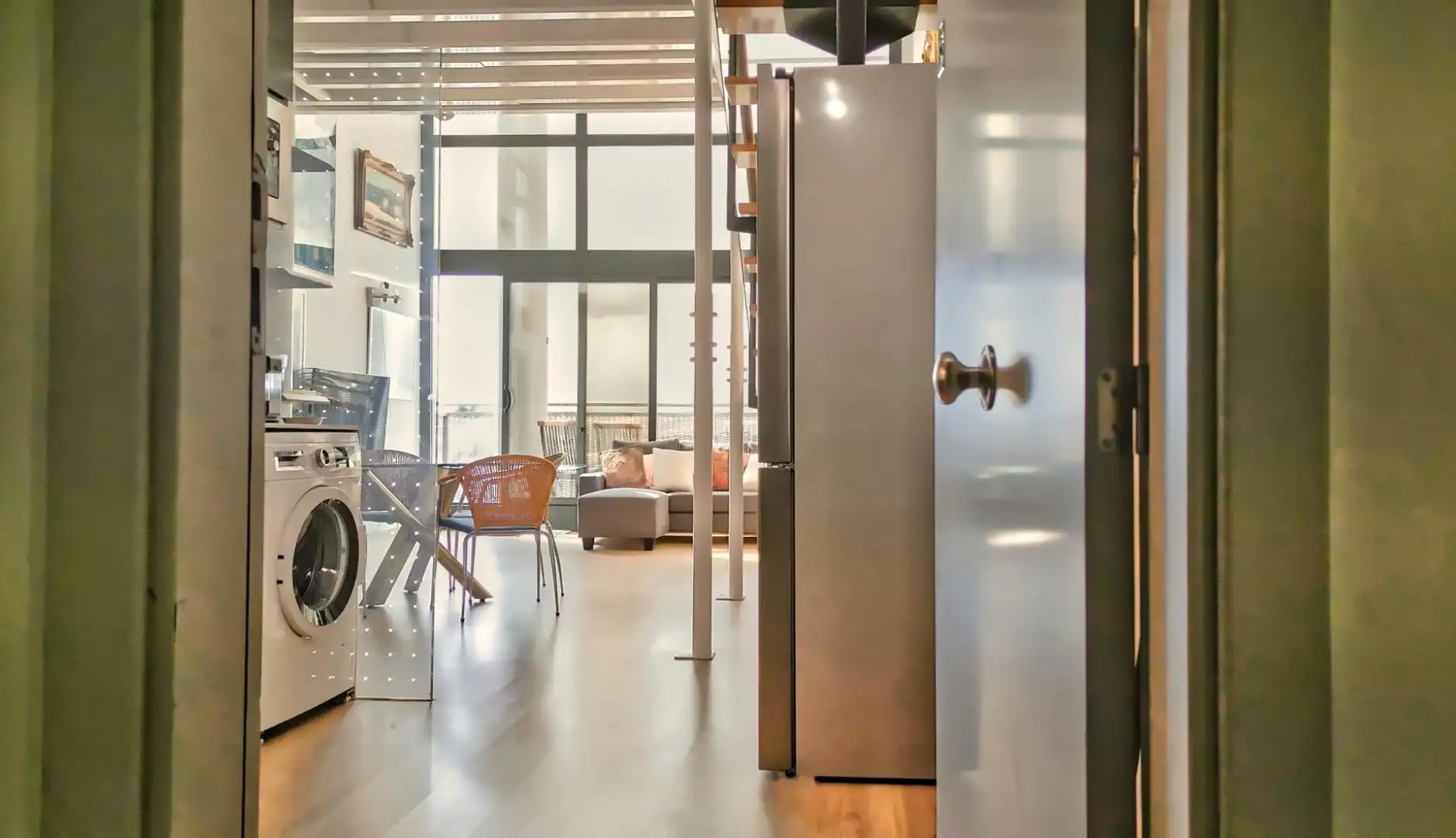 Küche von Wohnung zum Verkauf in San Sebastián de los Reyes mit Klimaanlage, Heizung und Terrasse
