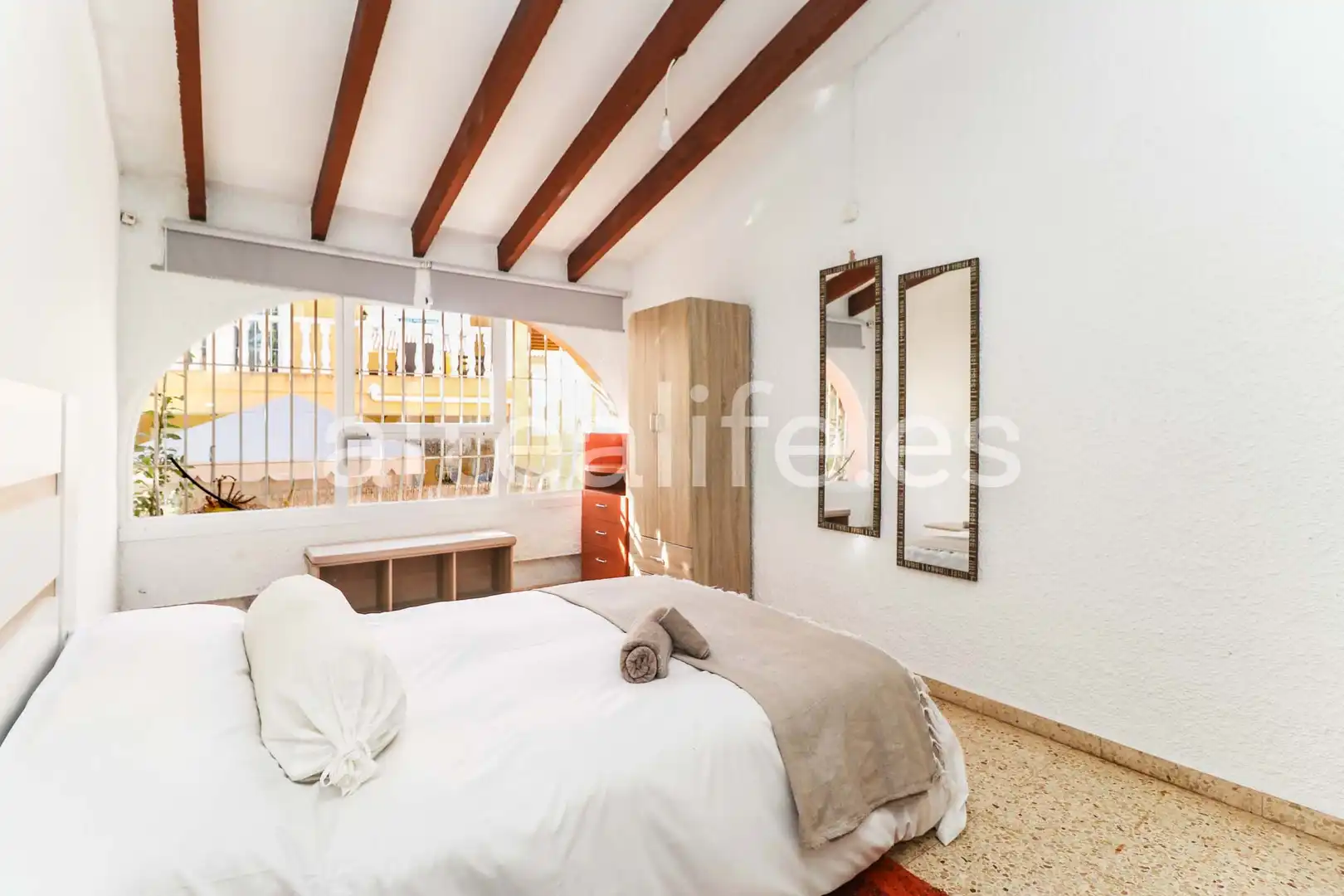 Bedroom of Houses for sale in L'Alfàs del Pi  with Air Conditioner, Heating and Private garden