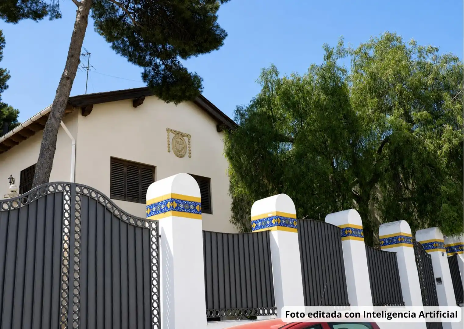 Vista exterior de Casa o xalet en venda en Godella amb Jardí privat, Terrassa i Balcó