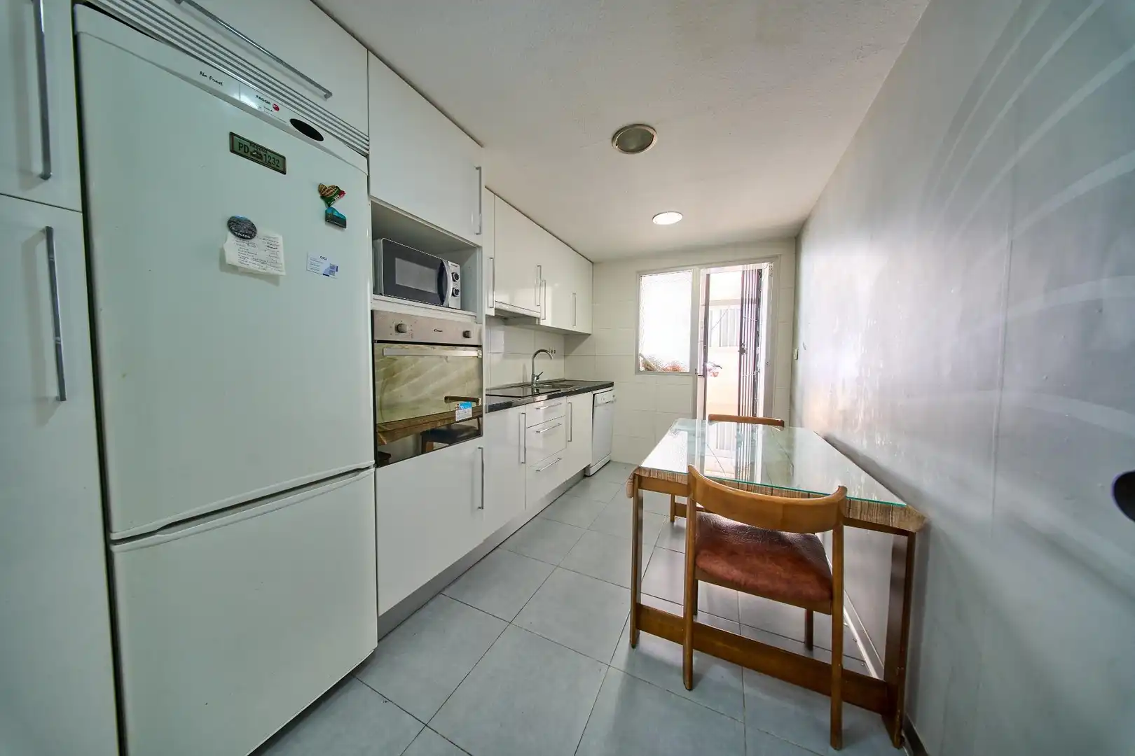 Kitchen of Flat for rent in Granada  with Heating, Terrace and Storage room