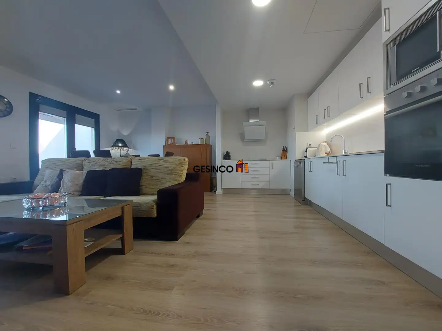 Küche von Wohnung zum Verkauf in Xàtiva mit Klimaanlage, Terrasse und Abstellraum