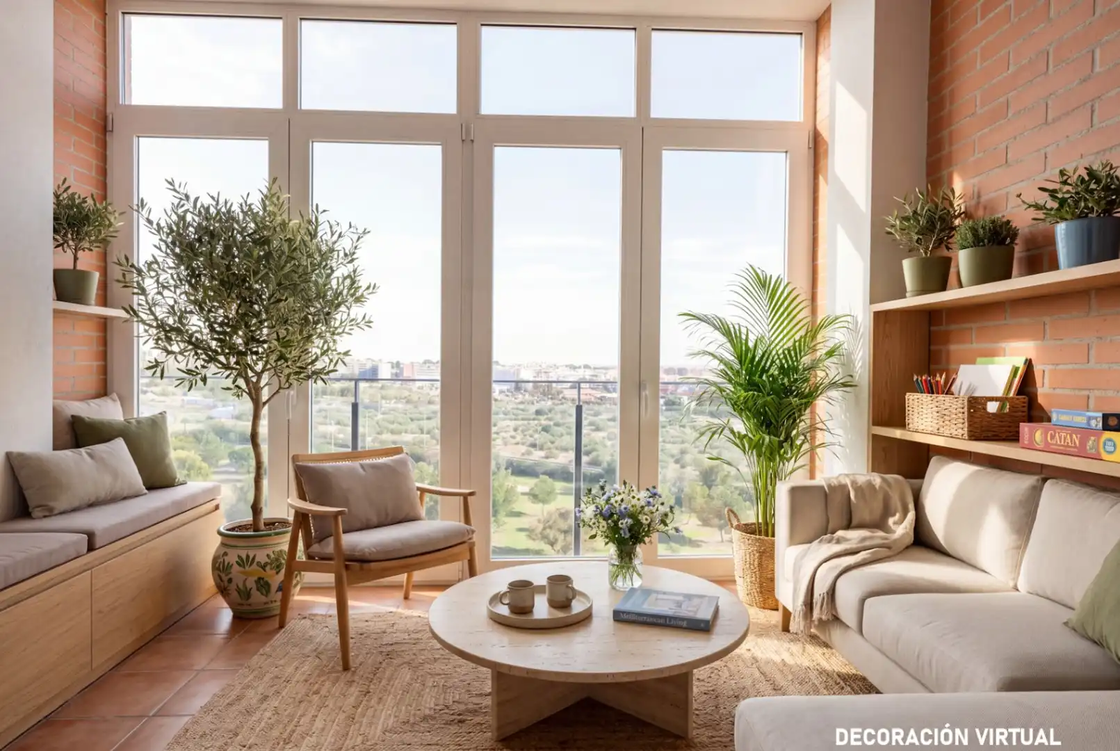 Sala de estar de Apartamento en venta en Paterna con Aire acondicionado, Calefacción y Terraza