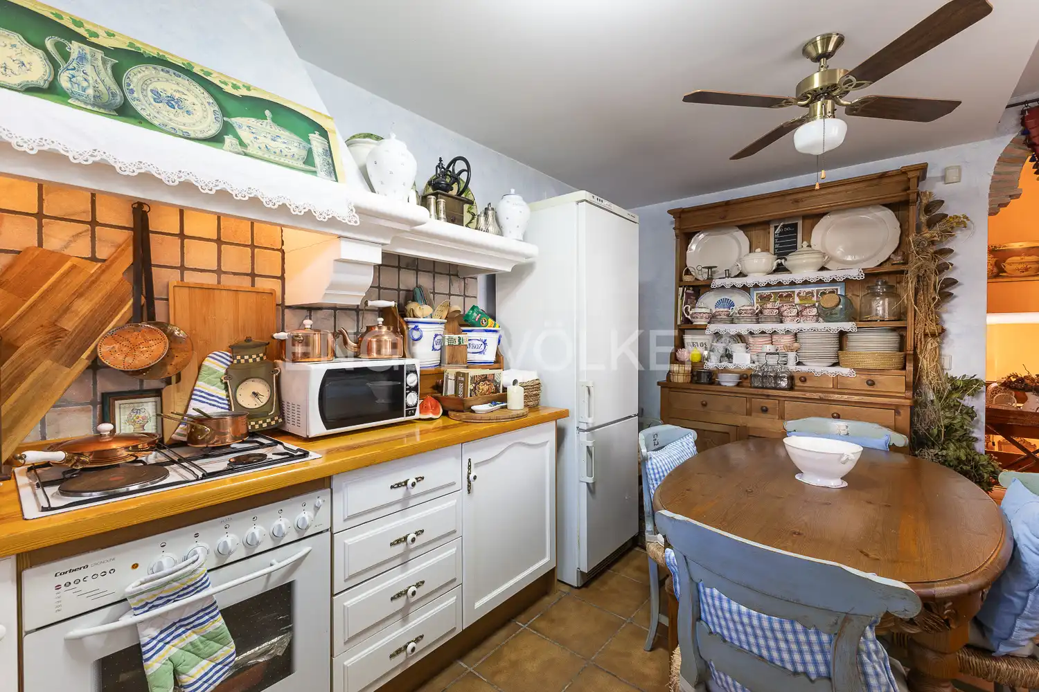 Cocina de Casa adosada en venta en Viver con Calefacción, Terraza y Amueblado