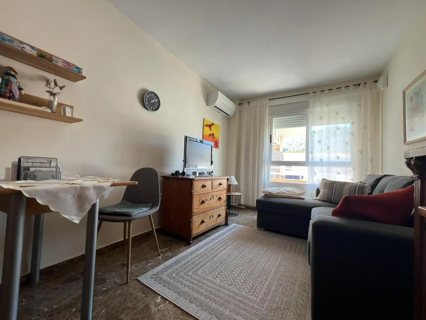 Sala d'estar de Pis en venda en Pedreguer amb Aire condicionat, Traster i Balcó