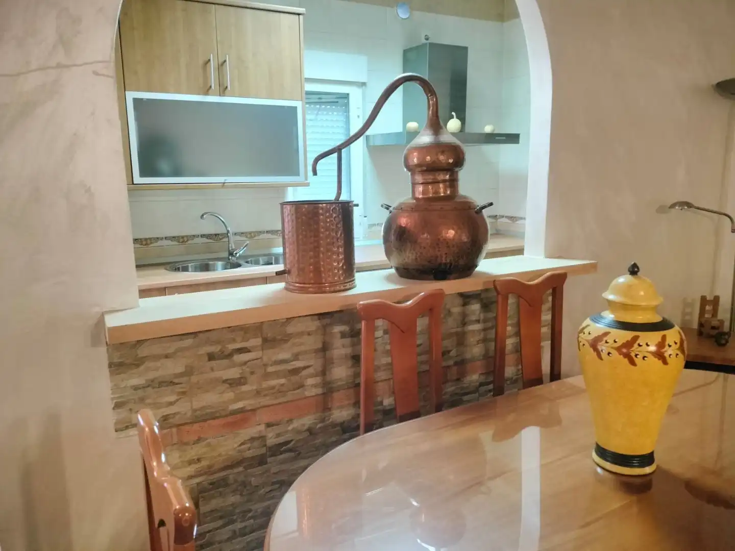 Küche von Haus oder Chalet zum Verkauf in Almodóvar del Campo mit Heizung, Terrasse und Abstellraum