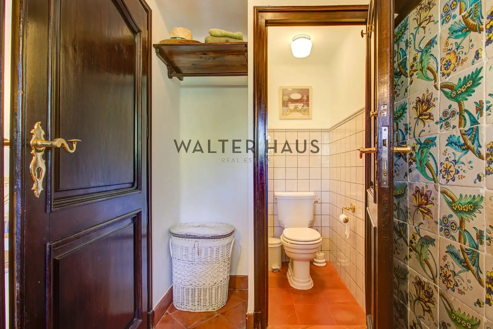 Badezimmer von Haus oder Chalet zum Verkauf in Sitges mit Klimaanlage, Heizung und Privatgarten