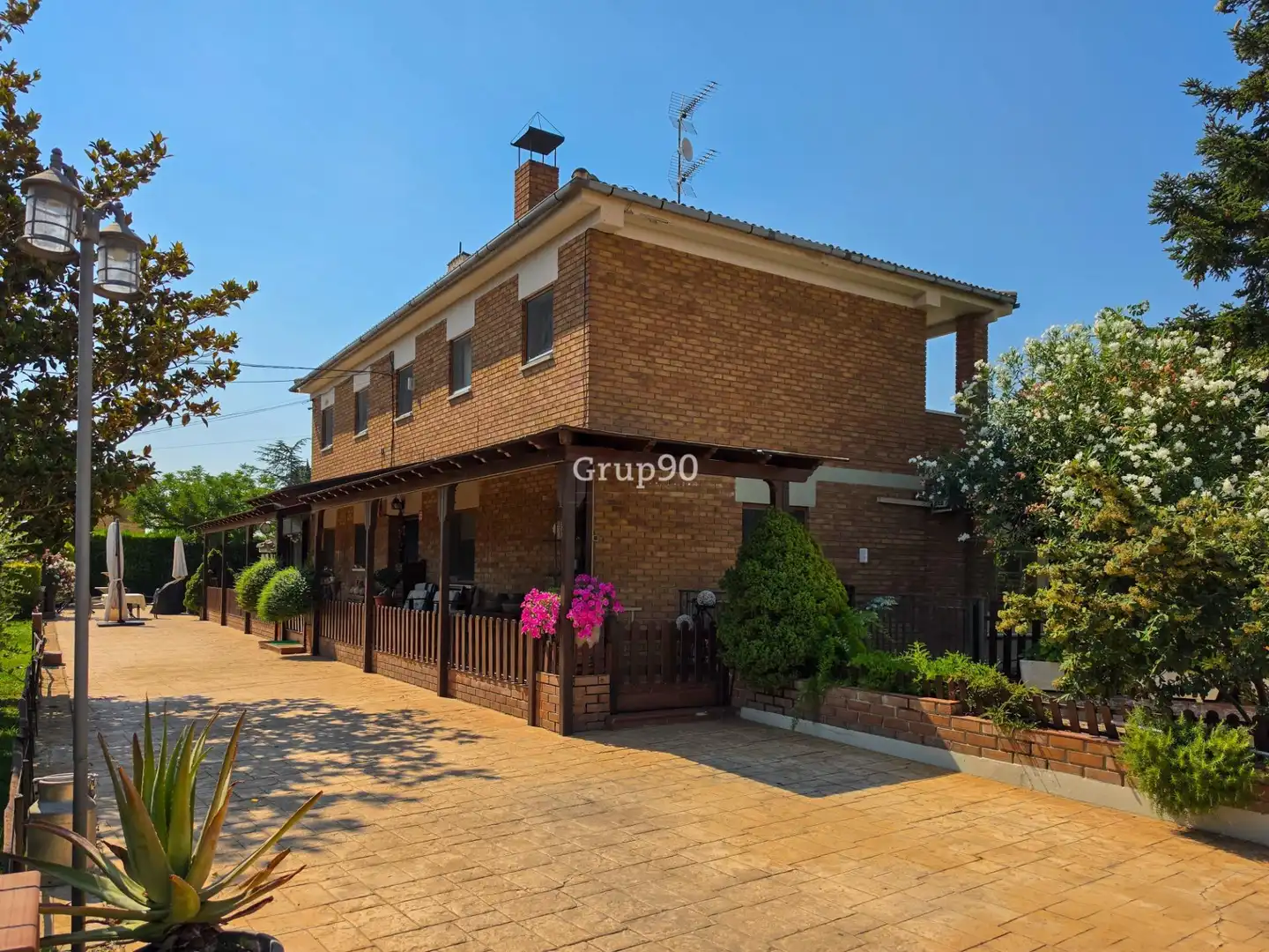 Vista exterior de Casa o chalet en venta en Lleida con Aire acondicionado, Calefacción y Jardín privado