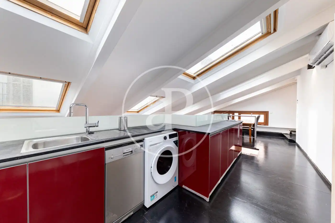 Kitchen of Flat for rent in  Palma de Mallorca  with Air Conditioner, Heating and Furnished