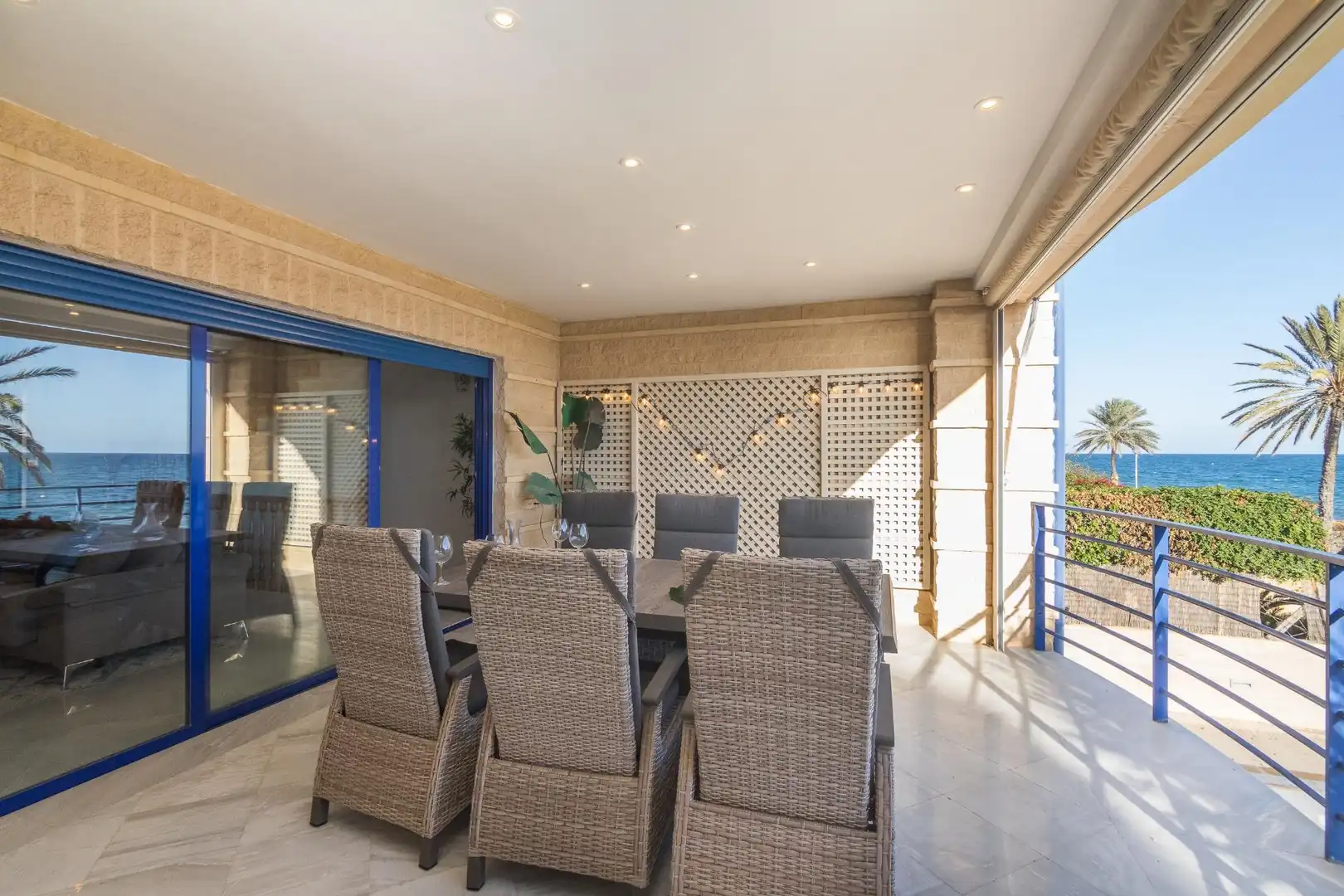 Terrasse von Haus oder Chalet zum Verkauf in Santa Pola mit Klimaanlage, Heizung und Privatgarten