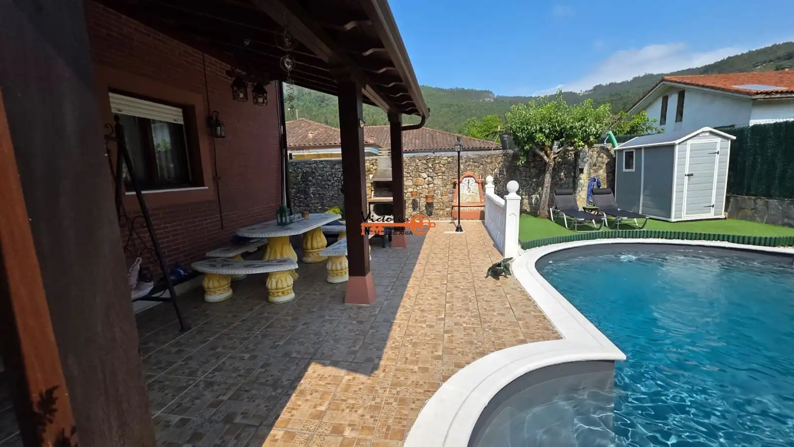 Terraza de Casa o chalet en venta en Guriezo con Calefacción, Jardín privado y Piscina