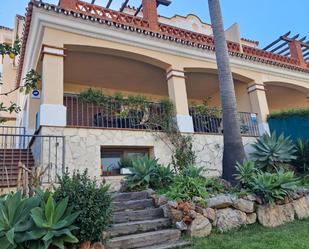 Exterior view of Single-family semi-detached for sale in Marbella  with Heating, Private garden and Terrace