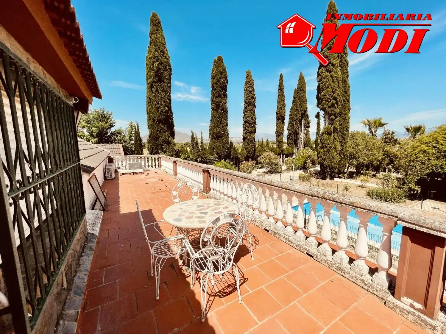 Terrasse von Country house zum Verkauf in Santa Fe mit Klimaanlage, Heizung und Privatgarten