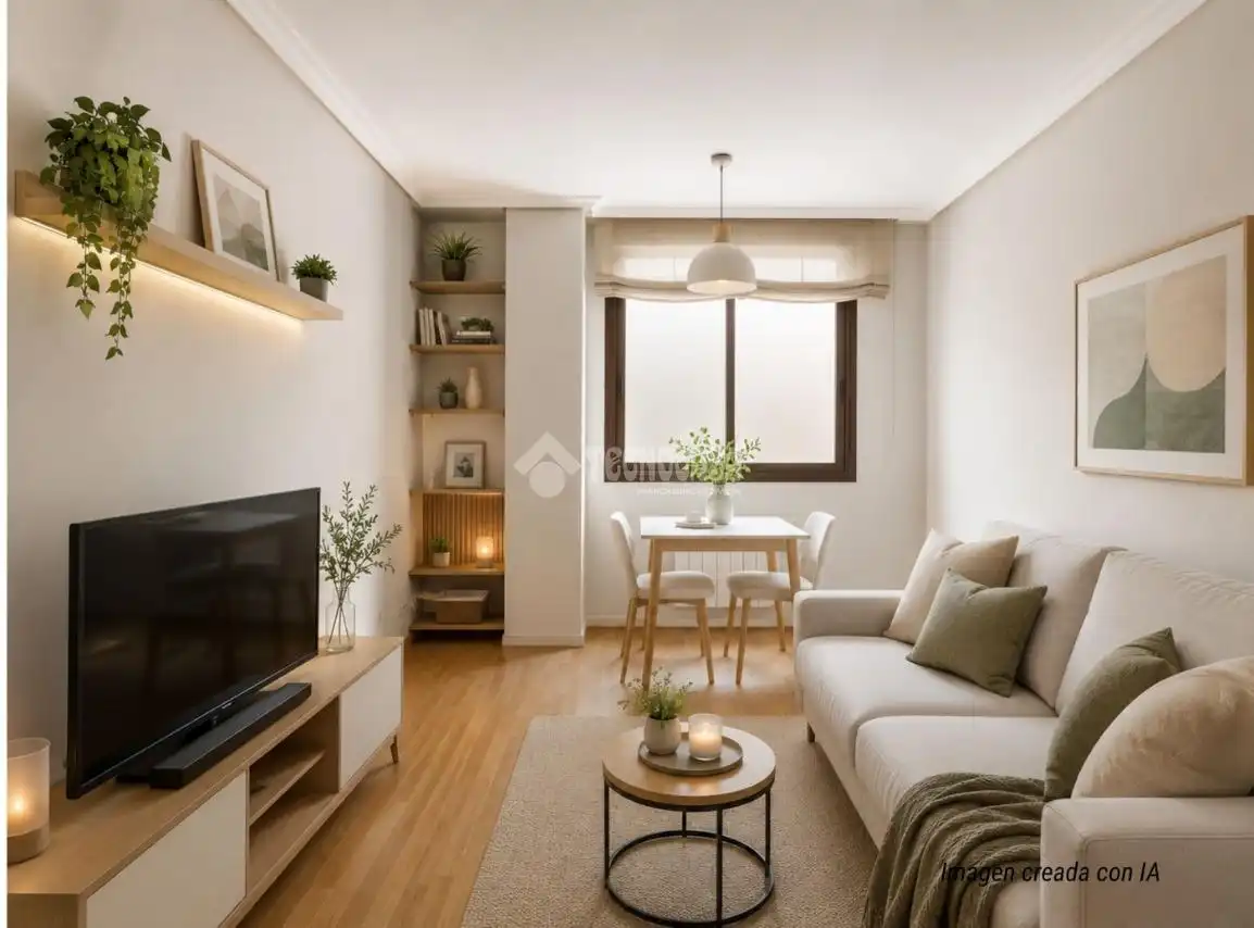 Living room of Flat for sale in Madrid  with Air Conditioner, Heating and Storage room
