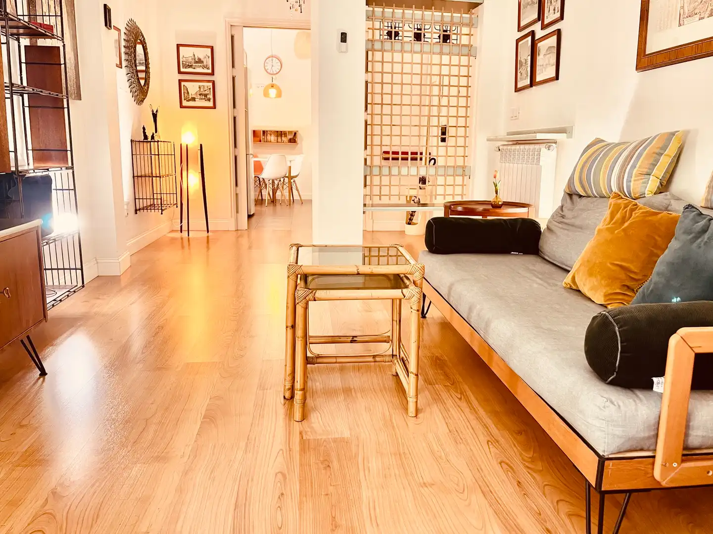 Sala de estar de Apartamento en venta en Madrid con Calefacción
