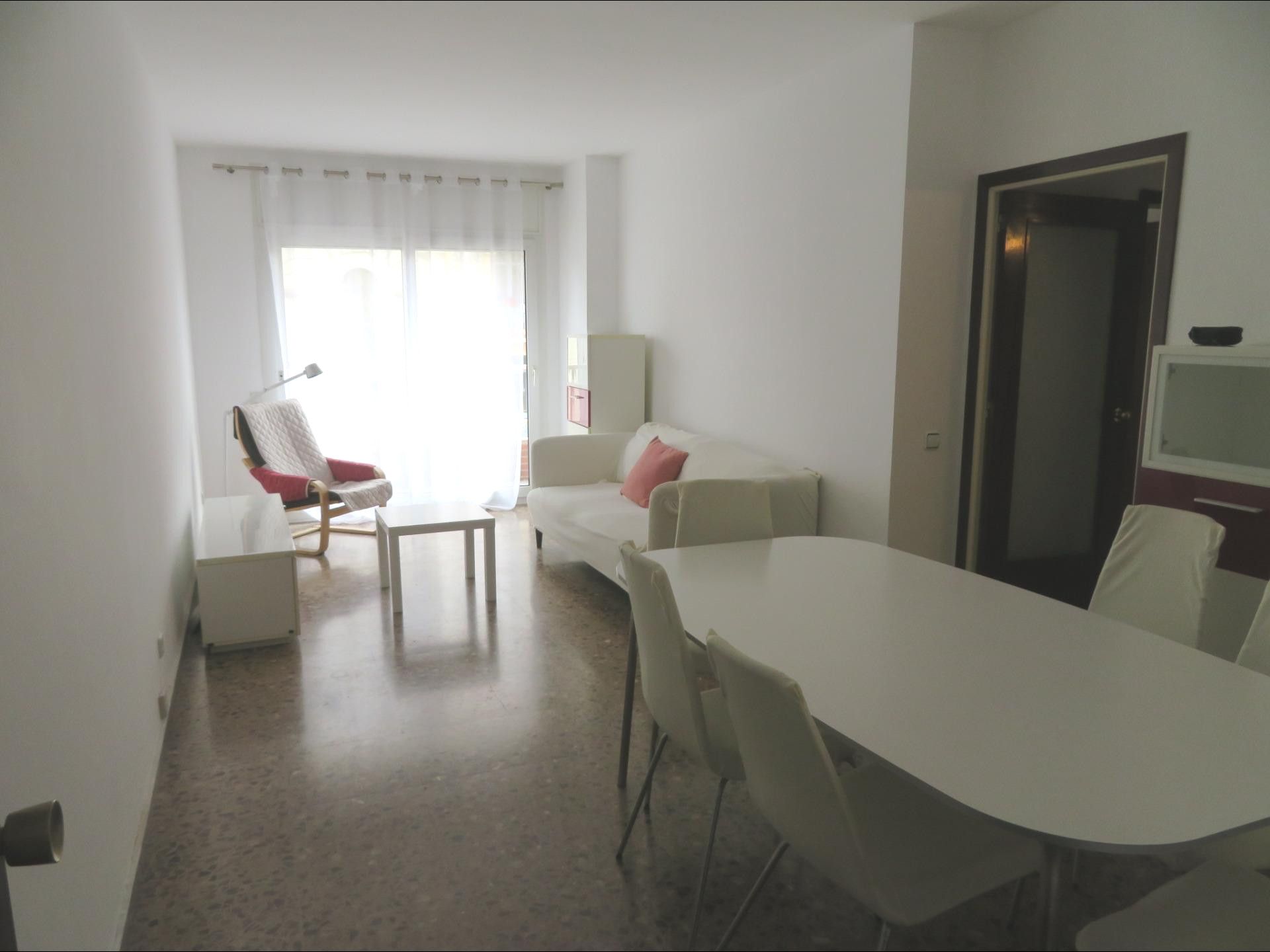 Living room of Flat for rent in  Barcelona Capital  with Air Conditioner, Heating and Terrace