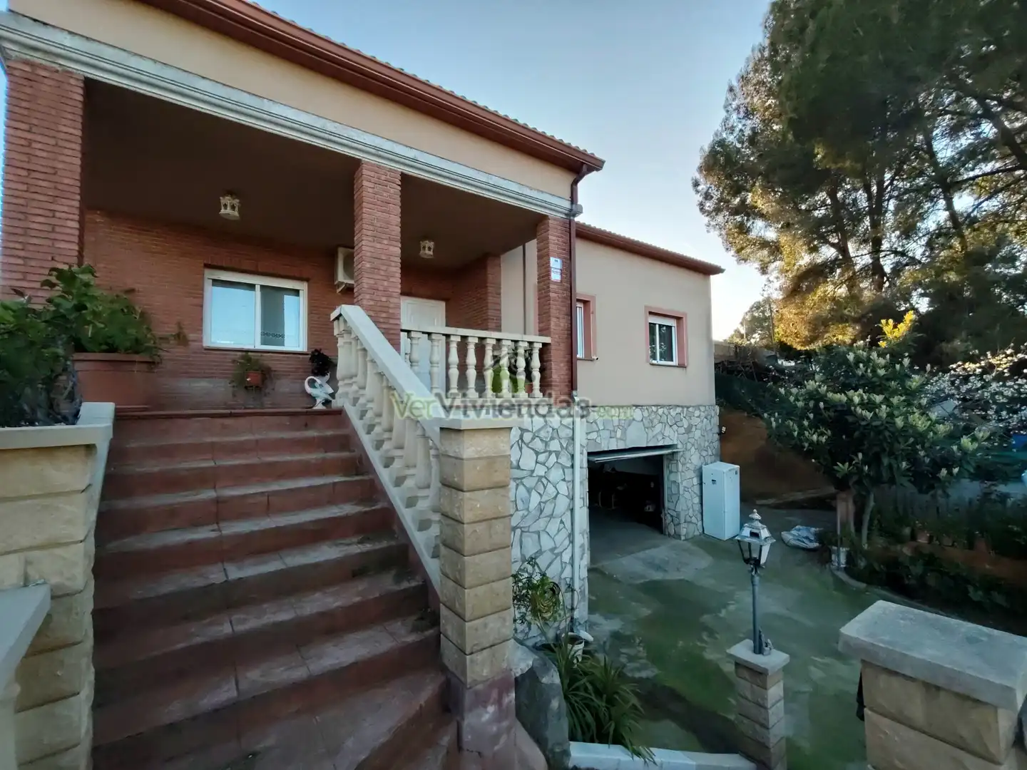 Vista exterior de Casa o xalet en venda en Piera amb Aire condicionat, Calefacció i Jardí privat