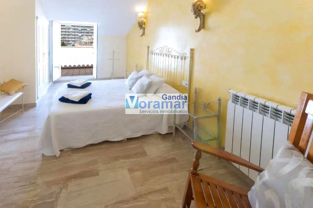 Schlafzimmer von Maisonette zur Miete in Gandia mit Klimaanlage, Heizung und Terrasse