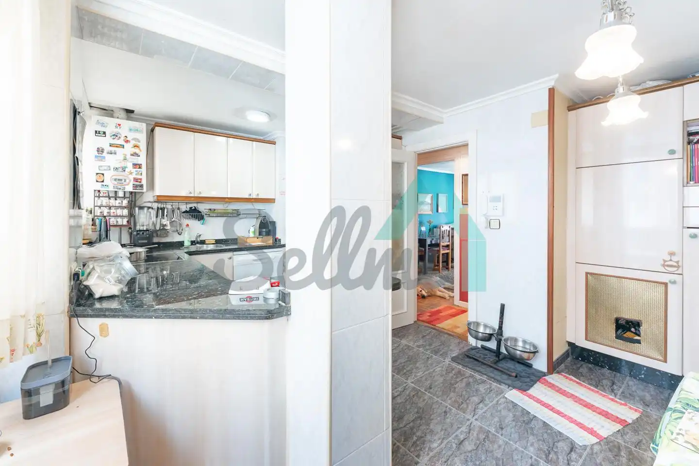 Cocina de Piso en venta en Gijón  con Calefacción, Parquet y Trastero