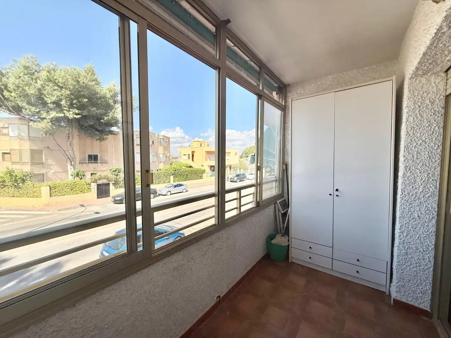 Terrasse von Wohnungen zur Miete in San Javier mit Klimaanlage, Möbliert und Ofen