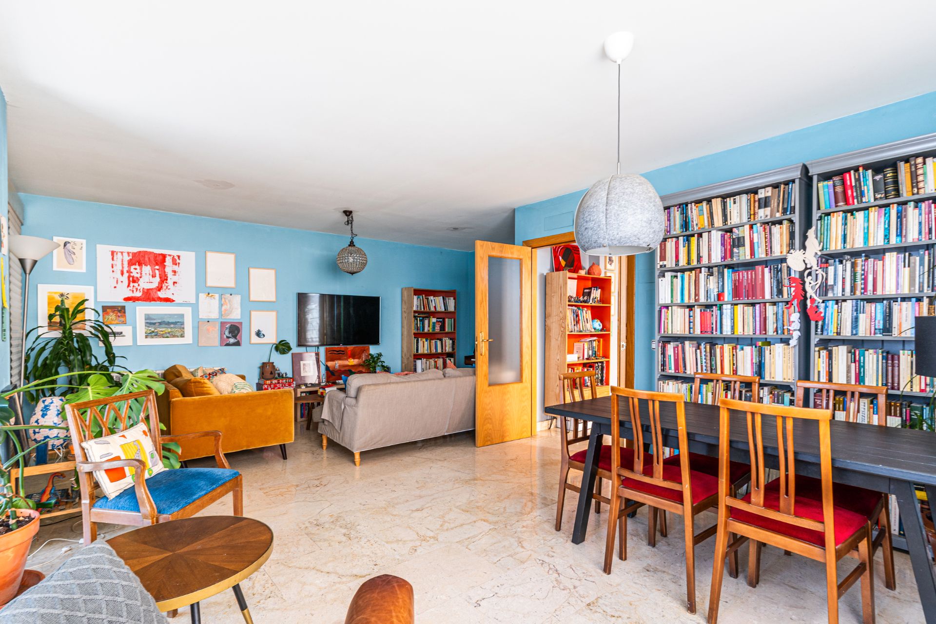 Living room of Single-family semi-detached for sale in Villanueva de la Cañada  with Heating, Private garden and Storage room