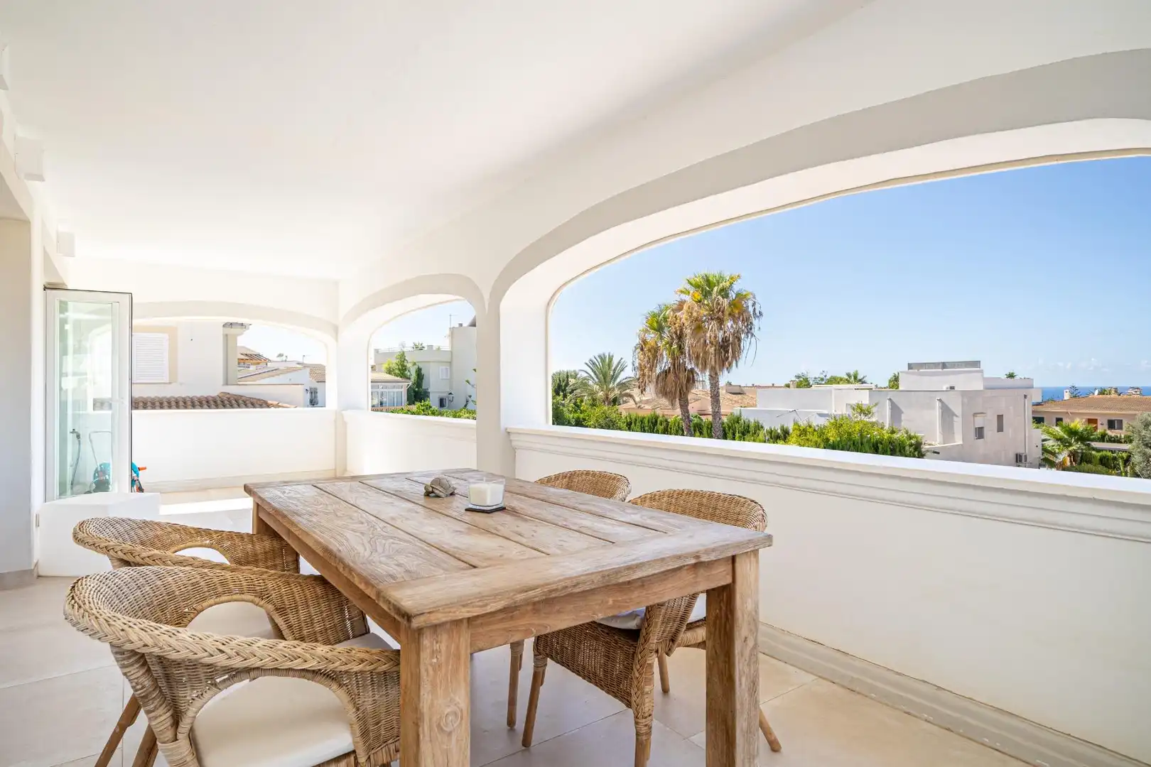 Terrace of Houses for rent in Llucmajor  with Air Conditioner, Private garden and Terrace