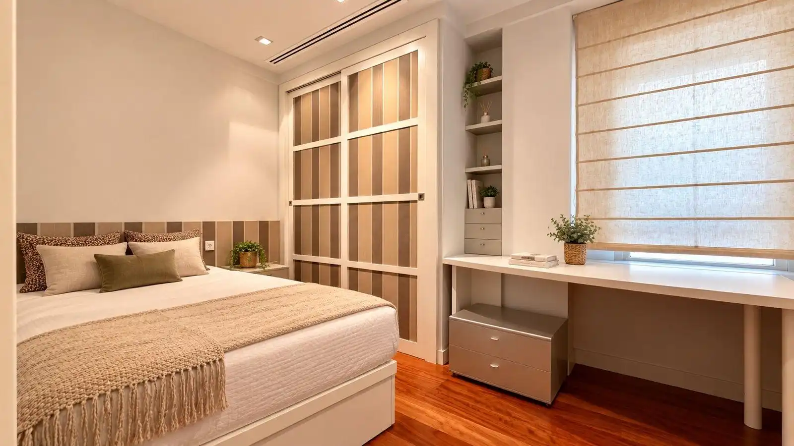 Bedroom of Attic for rent in Elche / Elx  with Air Conditioner, Heating and Terrace
