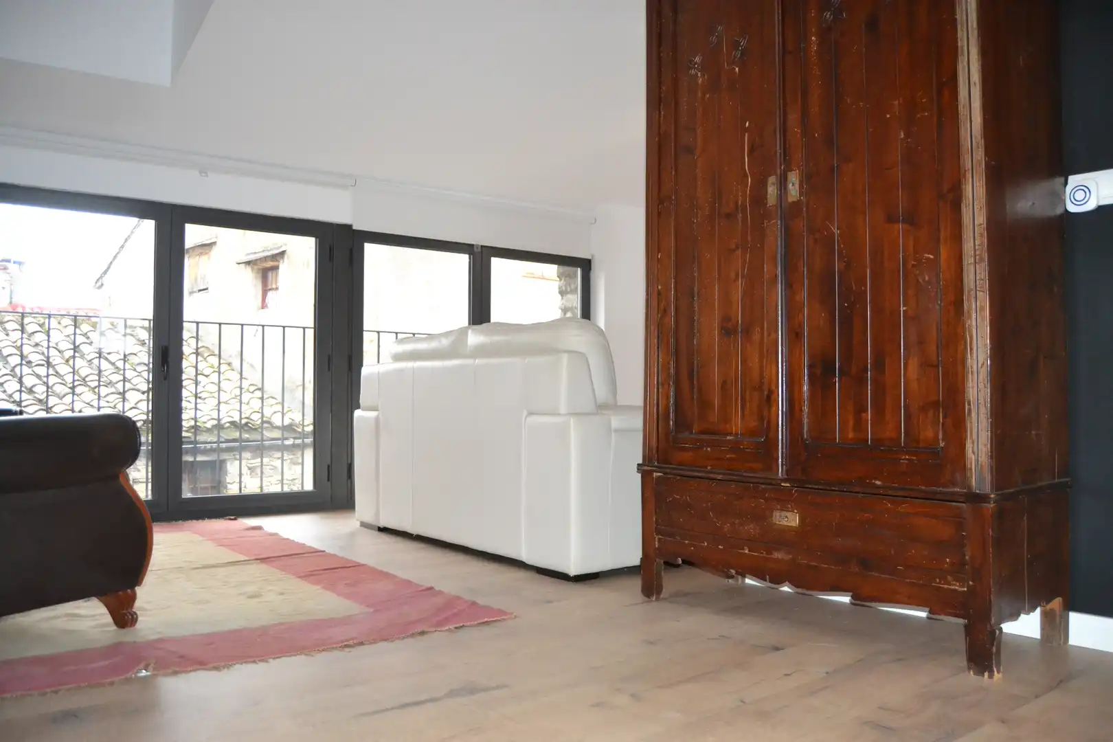 Sala d'estar de Casa o xalet en venda en Jaca amb Terrassa, Moblat i Balcó