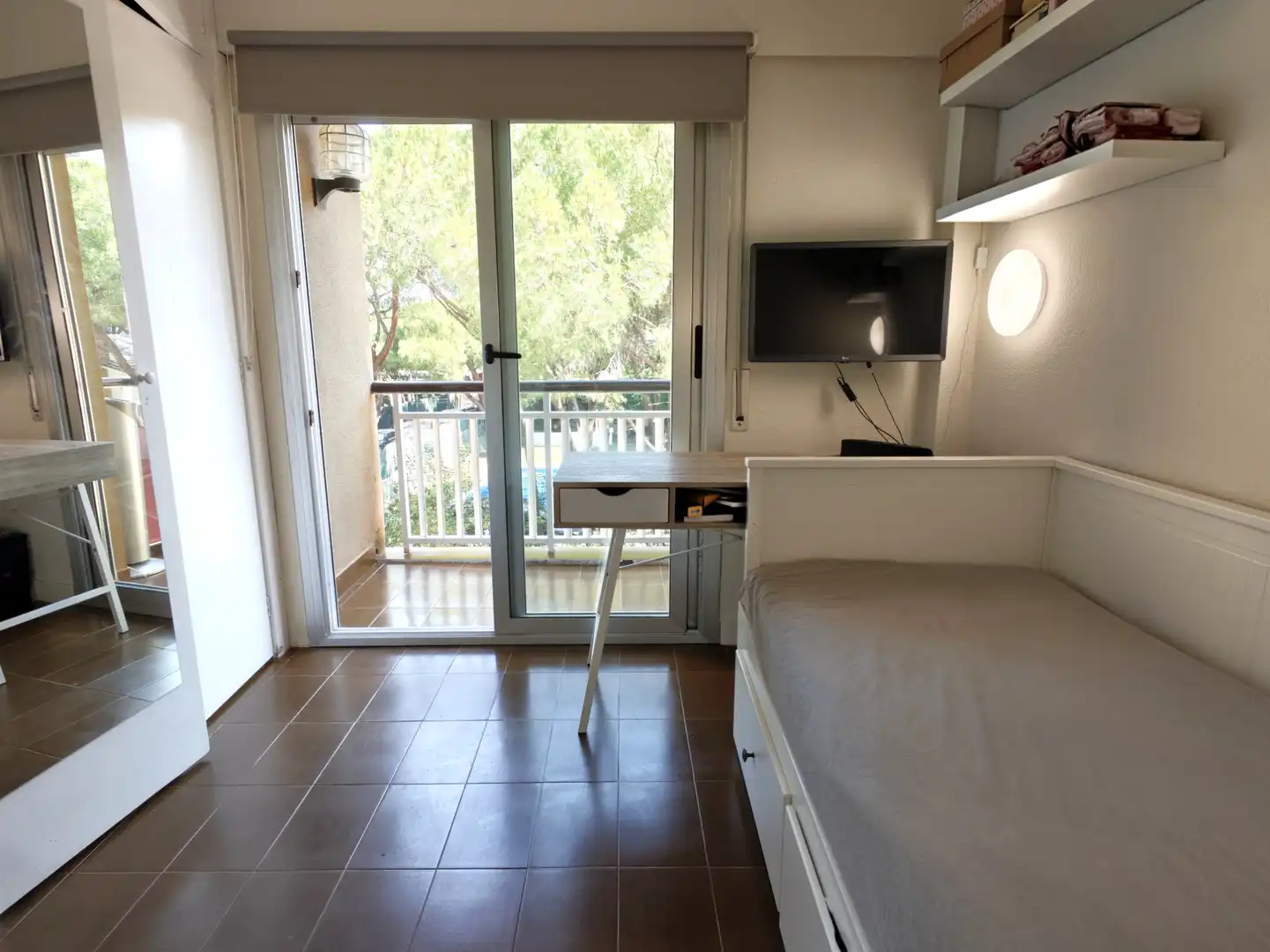Terraza de Apartamento en venta en Castell d'Aro, Platja d'Aro i s'Agaró con Calefacción, Terraza y Amueblado
