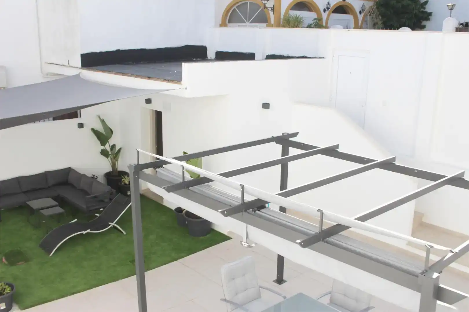 Terrassa de Casa o xalet de lloguer en Benalup-Casas Viejas amb Aire condicionat i Piscina