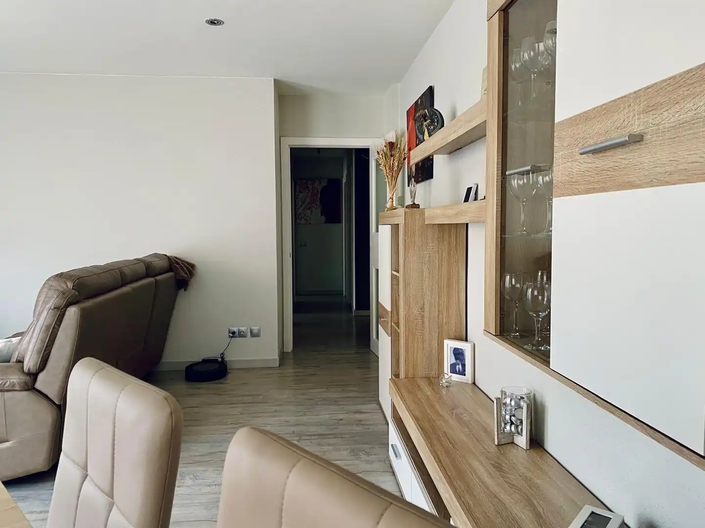 Sala de estar de Piso en venta en Igualada con Balcón