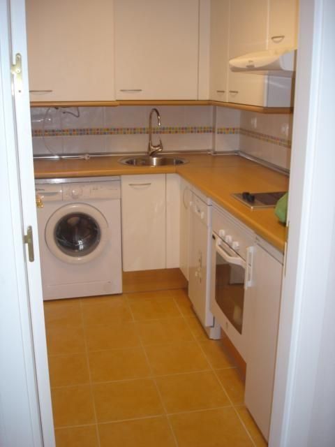 Kitchen of Apartment for sale in  Madrid Capital  with Air Conditioner