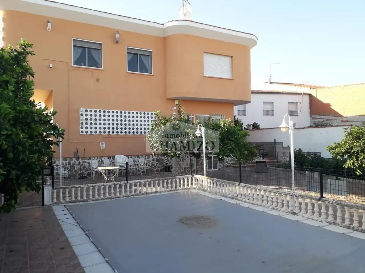 Vista exterior de Casa o chalet en venta en Villar de Rena con Aire acondicionado, Calefacción y Jardín privado