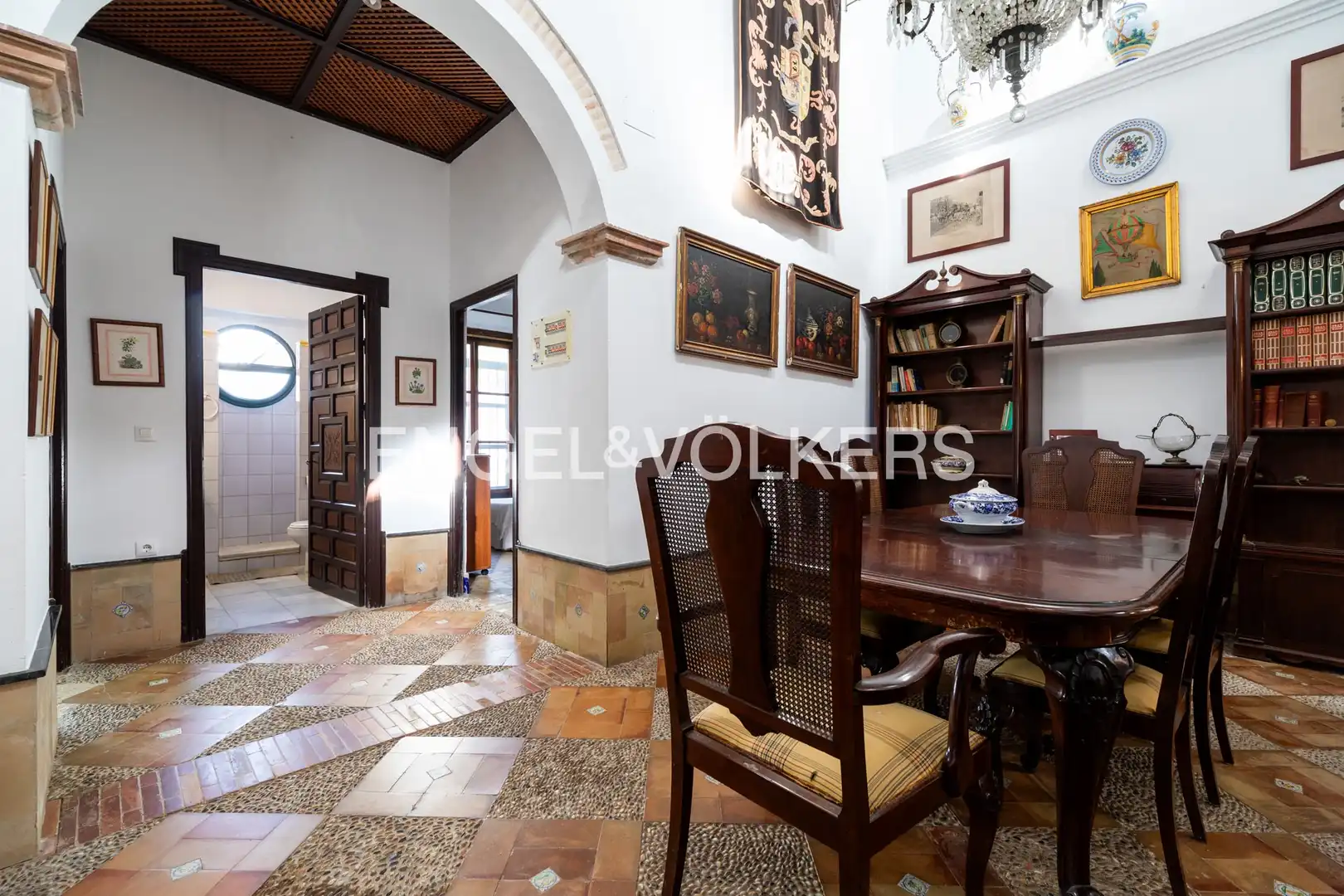 Dining room of Houses for sale in Sanlúcar de Barrameda  with Air Conditioner, Heating and Private garden