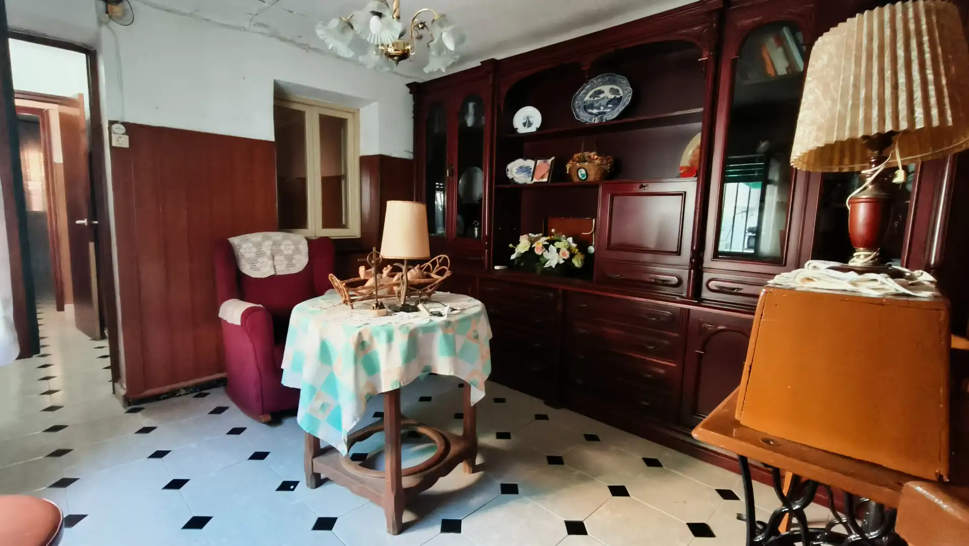 Sala de estar de Casa o chalet en venta en Mazarrón con Amueblado
