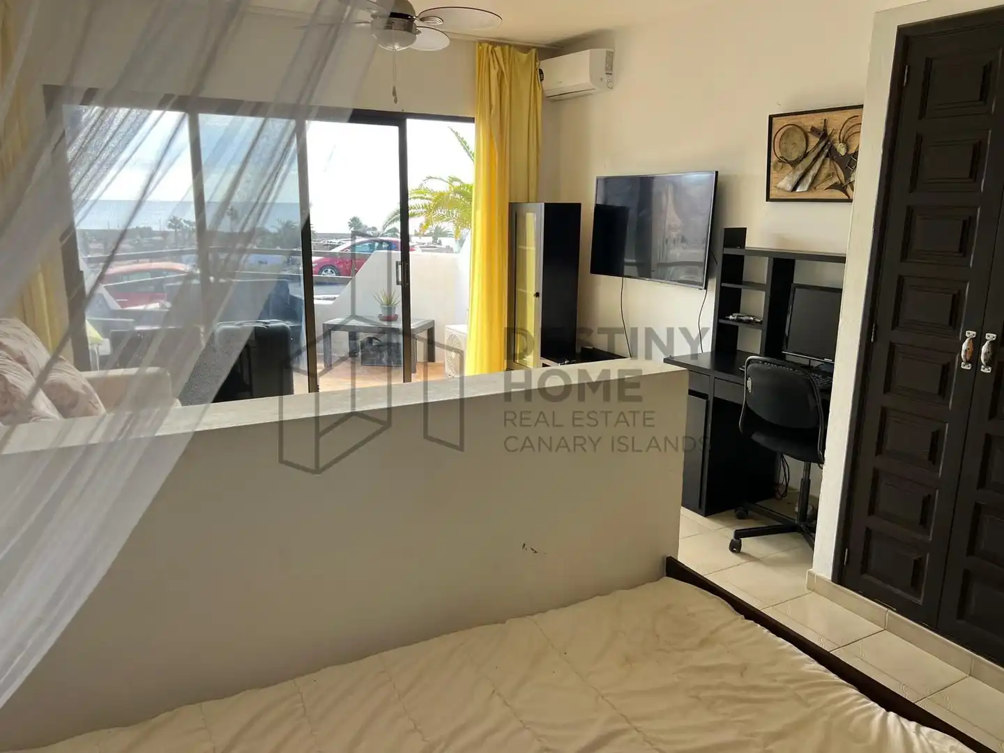 Schlafzimmer von Wohnungen zum Verkauf in Tuineje mit Terrasse, Möbliert und Gemeinschaftspool