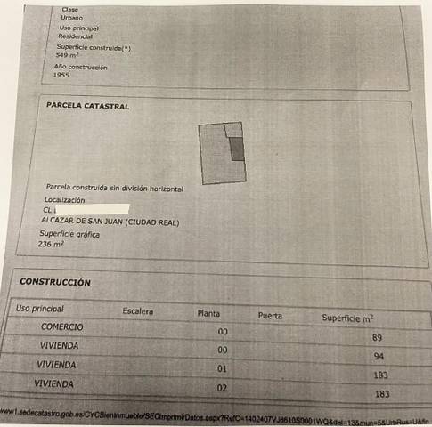 Edificio en Venta en Alcázar de San Juan