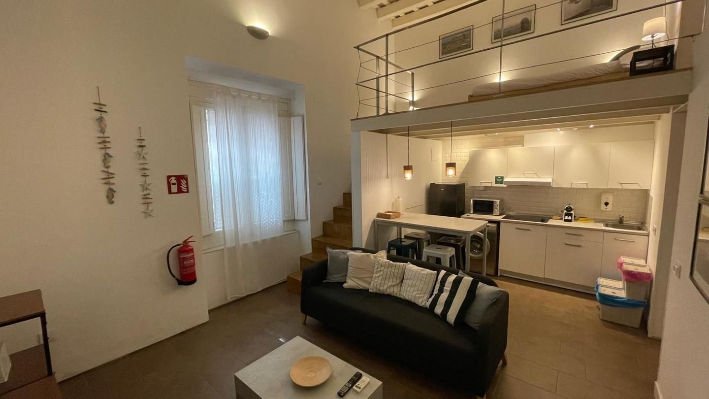 Living room of Apartment for sale in  Cádiz Capital  with Air Conditioner