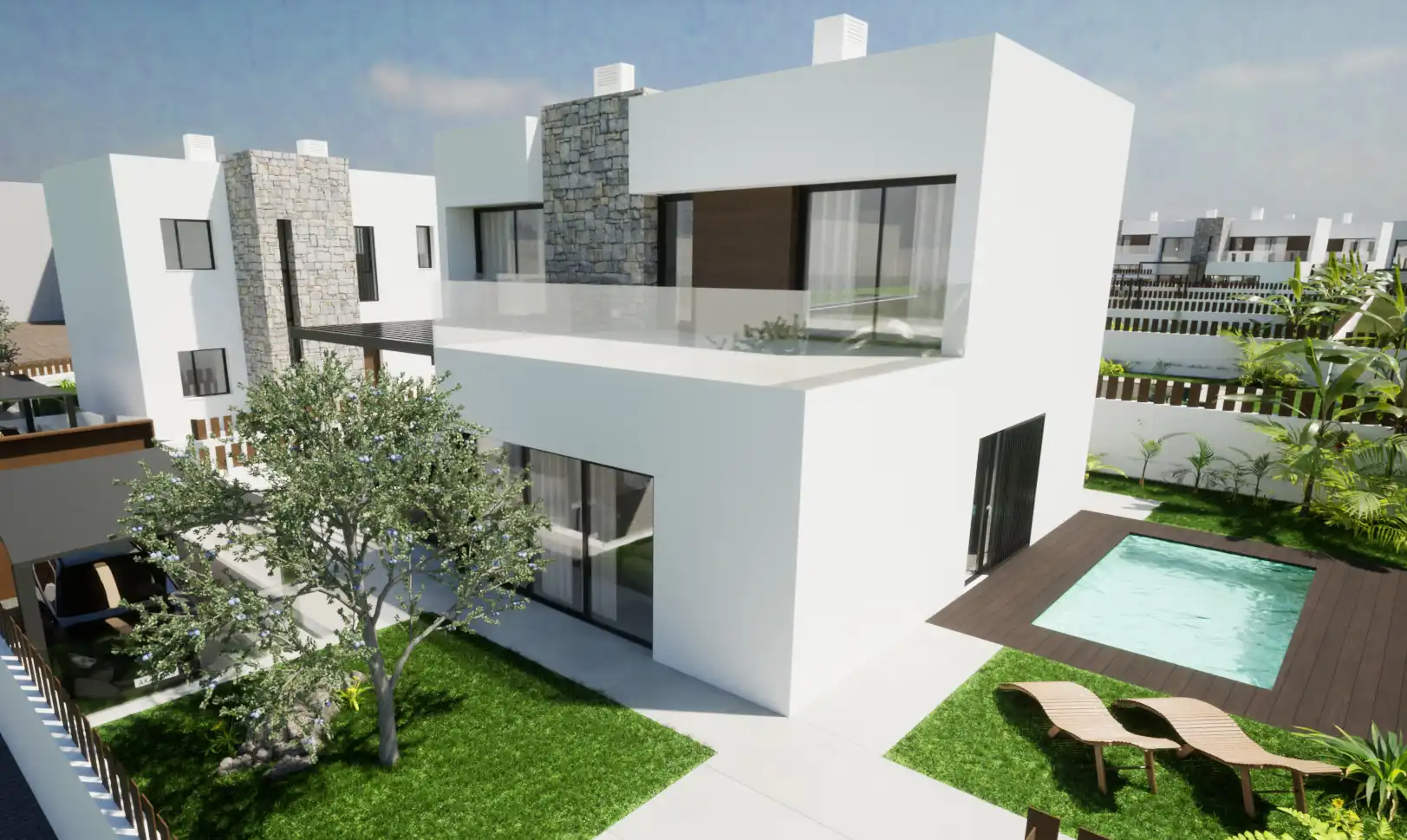 Neubau-Villa mit Terrasse zum Verkauf in Camí Pou de la Muntanya 21, imagen 11