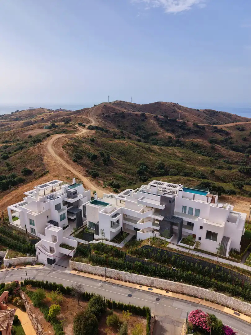 Exterior view of Ground floor for sale in Ojén  with Air Conditioner, Private garden and Terrace