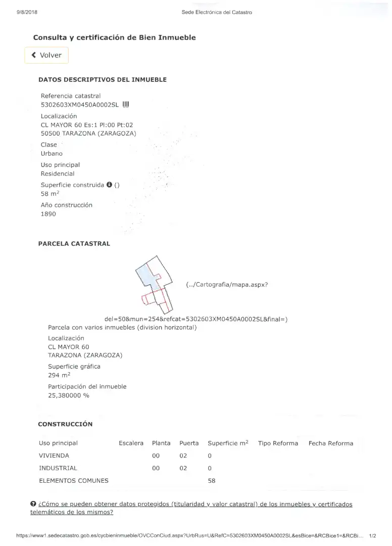 Terreny residencial en venda a Calle Mayor